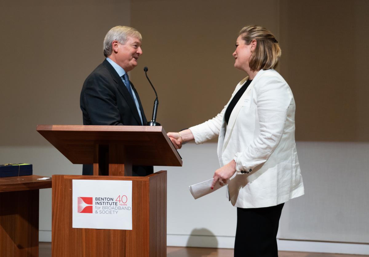 Benton Institute’s Emerging Leader Award