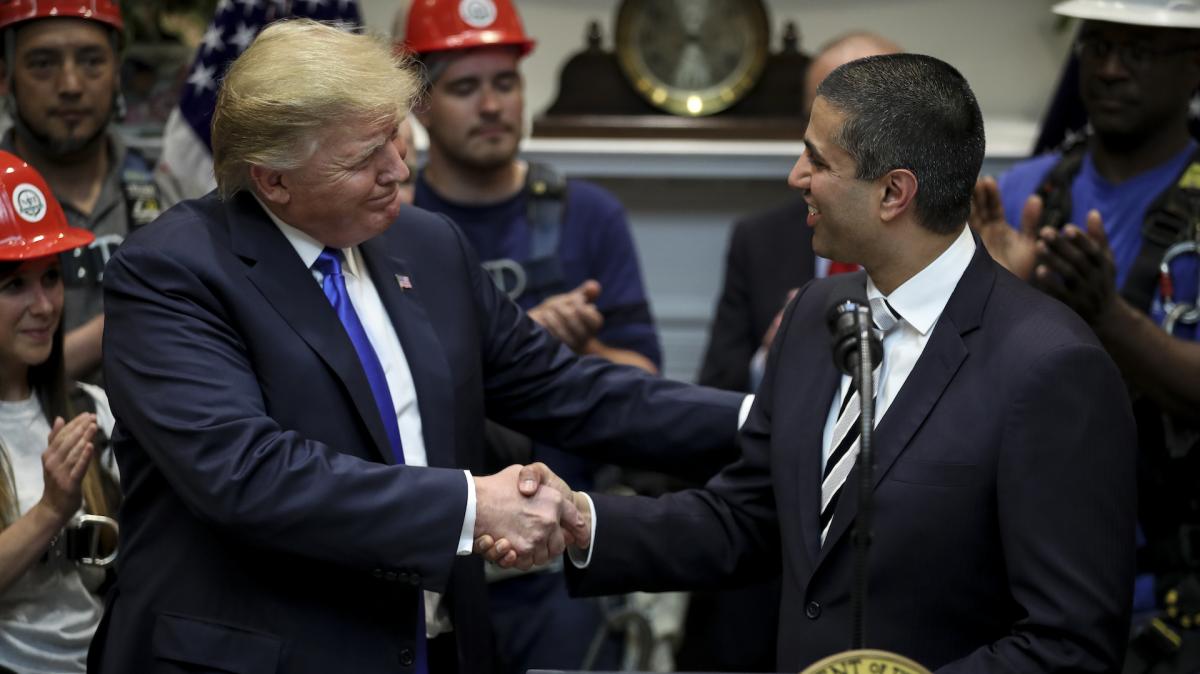 President Trump and Chairman Pai at 5G event