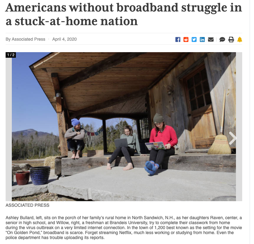 American without broadband struggle in a stuck-at-home nation